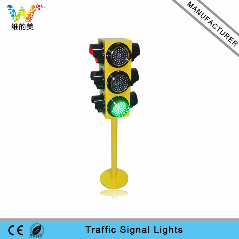 4 aspects 125mm portable mini teaching LED traffic signal light - Wide ...